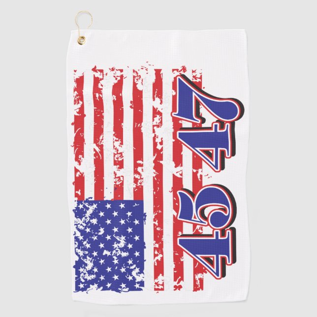 Toalla De Golf Trump 45 y 47 (Anverso)