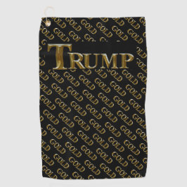 TOALLA DE GOLF TRUMP EE. UU.  ORO 