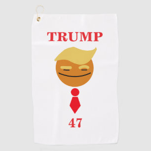 Toalla De Golf Trump feliz cara con neumático, 47