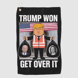Toalla De Golf Trump Ganó Supéralo Maga Ganó Elección 2024 