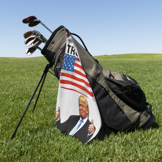 TOALLA DE GOLF TRUMP GOLF TOWER PATRIOTIC (Verde)