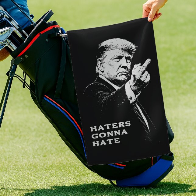 Toalla De Golf Trump Middle Finger 2026 Meme Funny (Subido por el creador)