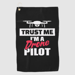 Toalla De Golf Trust Me Am Drone Pilot