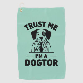 Toalla De Golf Trust Me I’m a Dogtor