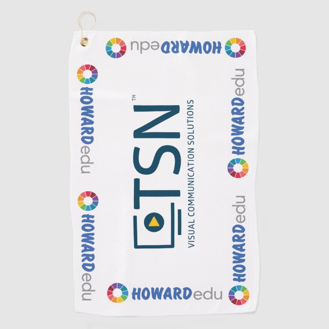 Toalla de golf TSN y Howard (Anverso)