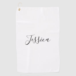 Toalla De Golf Tu nombre | Guión elegante