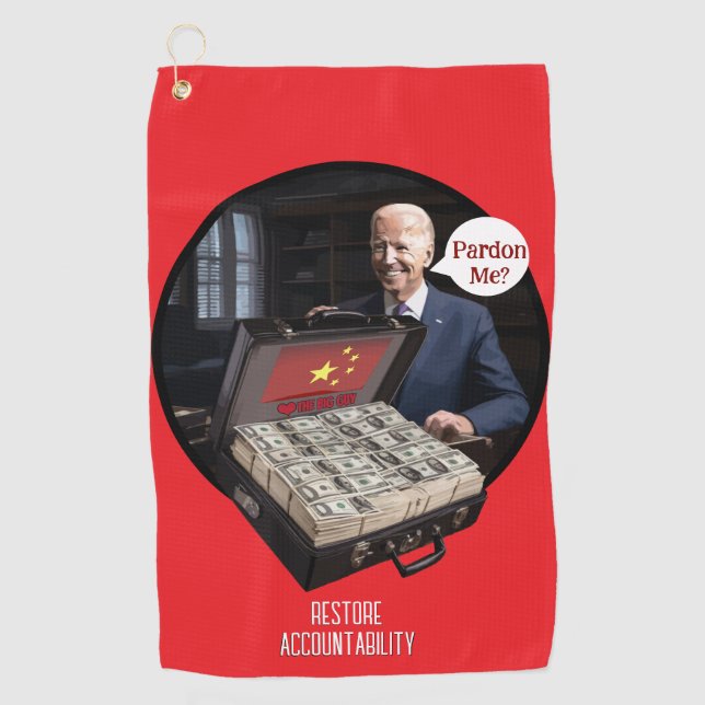 Toalla De Golf TyrantWear: ¿Perdón? (Anverso)