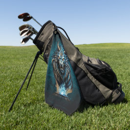 Toalla De Golf Un animal azul feroz, una criatura majestuosa