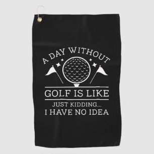 Toalla De Golf Un día sin golf