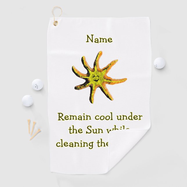 Toalla De Golf Un rayo de felicidad (In situ)