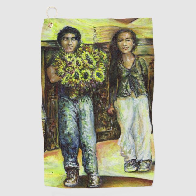 Toalla De Golf Una fase de ChapeI de un ChaIIenge (Anverso)