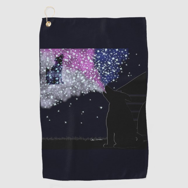 Toalla De Golf Una noche de verano con Sirius (Anverso)