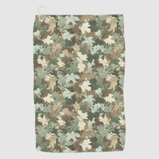 Toalla De Golf Una serie de diseño de camuflaje realista #3