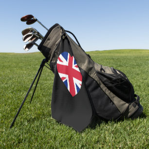 Toalla De Golf Union Jack Heartflag gtcnt