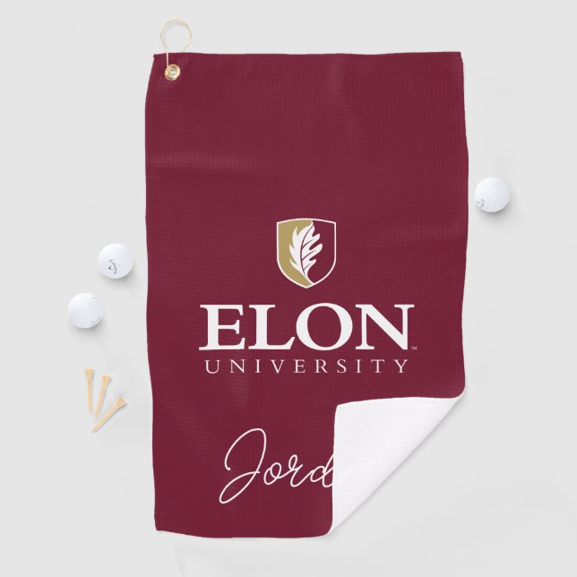 Toalla De Golf Universidad Elon (In situ)
