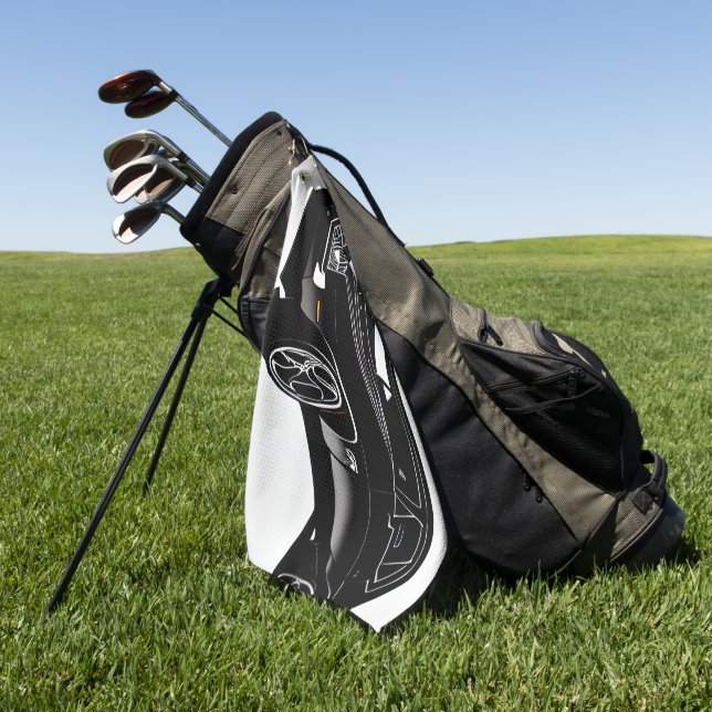 Toalla De Golf VelocityDrive Golf Towel: Muscle Car Edition (Verde)