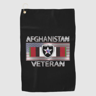 Toalla De Golf Veterano de la 2ª División de Infantería en Afgani