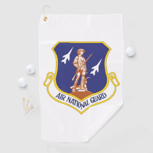 Toalla De Golf Veterano Militar de la Guardia Nacional Aérea