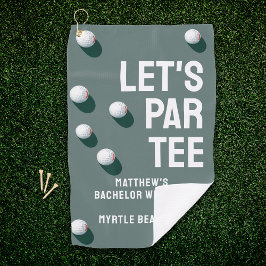Toalla De Golf Viaje de Golf de Despedida de Soltero Personalizad