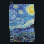 Toalla De Golf Vicent Van Gogh Starry Night Vintage Bella Artes<br><div class="desc">Toalla de oro Bella Artes Vicent Van Gogh Starry Night Vintage</div>