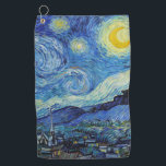Toalla De Golf Vicent Van Gogh Starry Night Vintage Bella Artes<br><div class="desc">Toalla de oro Bella Artes Vicent Van Gogh Starry Night Vintage</div>
