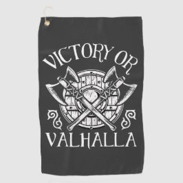 Toalla De Golf Victoria o Valhalla - Escudo y hacha