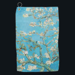 Toalla De Golf Vincent van Gogh - Almond Blossom<br><div class="desc">Florecimiento de almendras / Ramas con flores de almendra - Vincent van Gogh,  aceite sobre lienzo,  1890</div>
