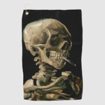 Vincent van Gogh - Calavera con cigarrillo en llam
