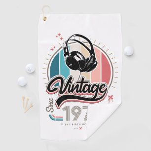 Toalla De Golf Vintage desde audífonos de 1971