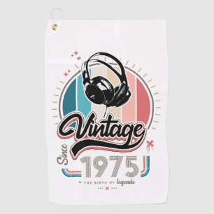 Toalla De Golf Vintage desde audífonos de 1975