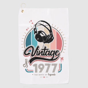 Toalla De Golf Vintage desde audífonos de 1977
