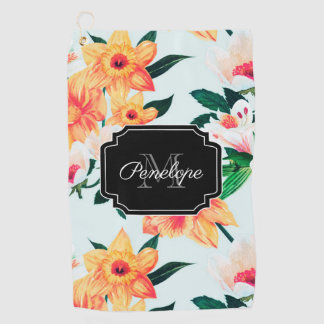 Toalla De Golf Vintage Floral