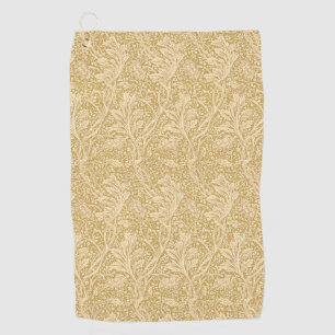 Toalla De Golf Vintage William Morris Arcadia Gold Sin Costuras