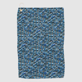 Toalla De Golf Virtual grey blue rustic ceramic tile with flaws