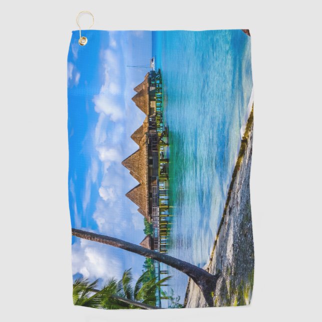 Toalla De Golf Viviendo en el agua (Anverso)