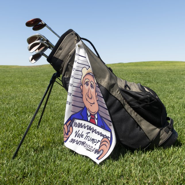 Toalla De Golf Votar a Trump (Verde)