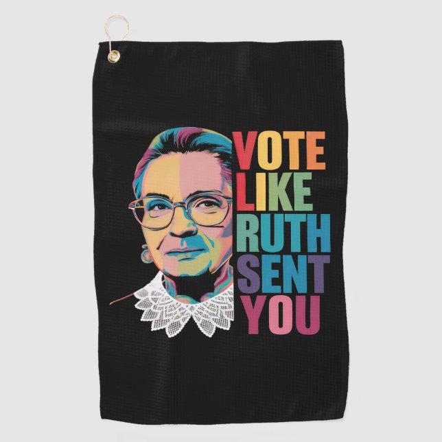 Toalla De Golf Votar como Ruth te envió (Anverso)