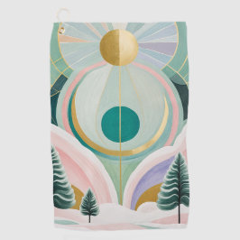 Toalla De Golf Whimsical Winter Dreamscape