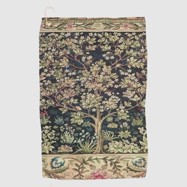 Toalla De Golf Willam Morris hermosos diseños y creaciones,Vint (Anverso)