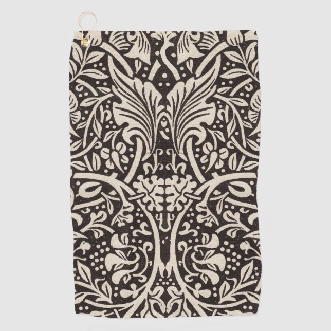 Toalla De Golf William Morris Daffodil Fondo de pantalla Floral (Anverso)