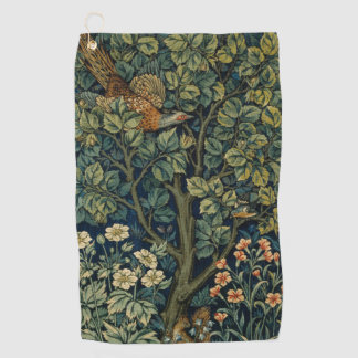 Toalla De Golf William Morris Pheasant Bird Tree Woodland