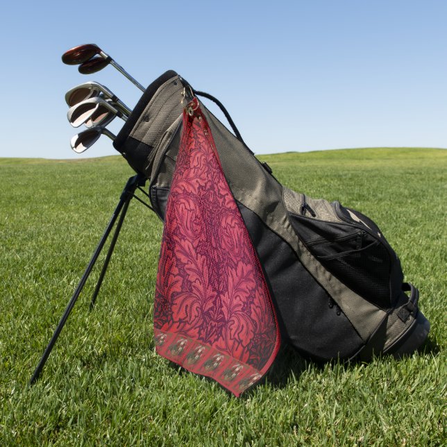 Toalla De Golf William * Morris Santa Navidades (Verde)