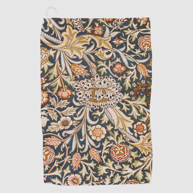 Toalla De Golf William Morris Trent Garden Flower Pattern Classic (Anverso)