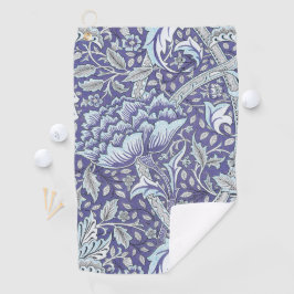 Toalla De Golf William Morris Windrush patrón floral azul