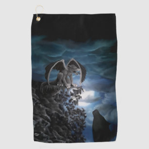 Toalla De Golf Wolf Moon - Wolf con Golem