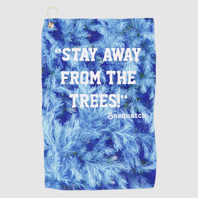 Toalla de golf Woodland Forest (Anverso)