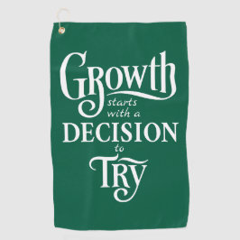 Toalla de Golf y Deporte Verde