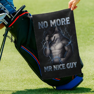 Toalla De Golf Ya No Más Señor Buen Tipo Divertido Alpha Wolf Mem