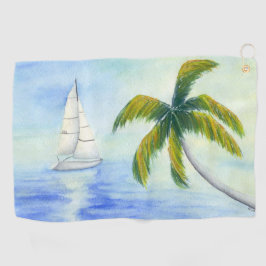 Toalla De Golf Yate en el mar Palma