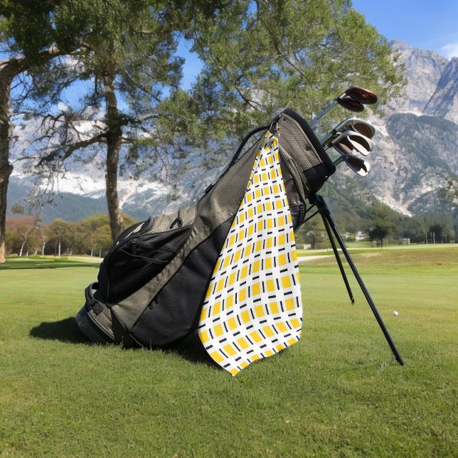 Toalla De Golf Yellow Checkered (kitchen towel)